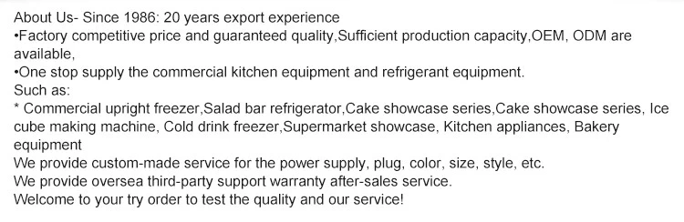 Good Quality Supermarket Equipment Air Cooling Display Glass Door Refrigerator Fridge Cooler