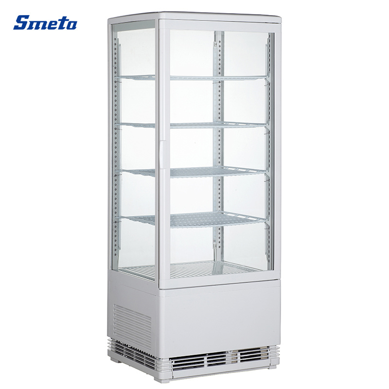 Smeta Glass Refrigerator Commercial Auto Defrost Cake Display Fridge