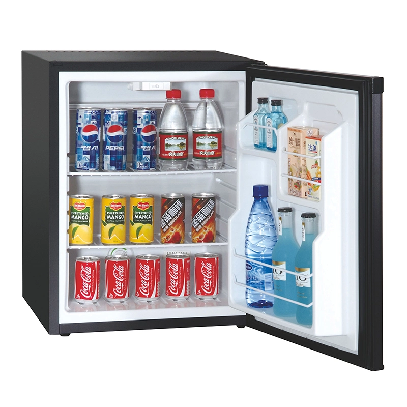 50L Mini No Noise Absorption Cooling Built in Hotel Mini Bar Fridge