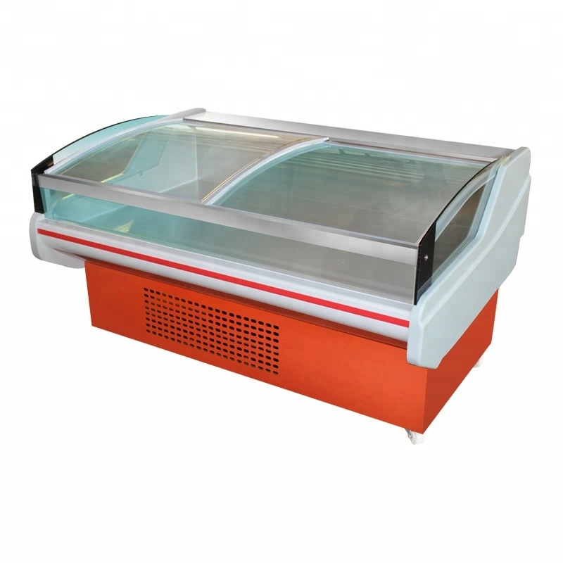 Supermarket Open Top Deli Showcase Cooler with Danfoss Compressor