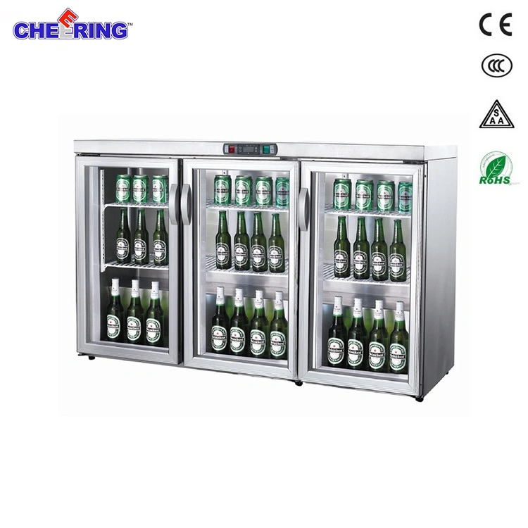 Counter-Top Cooler Glass Door Mini Beer Bar Fridge