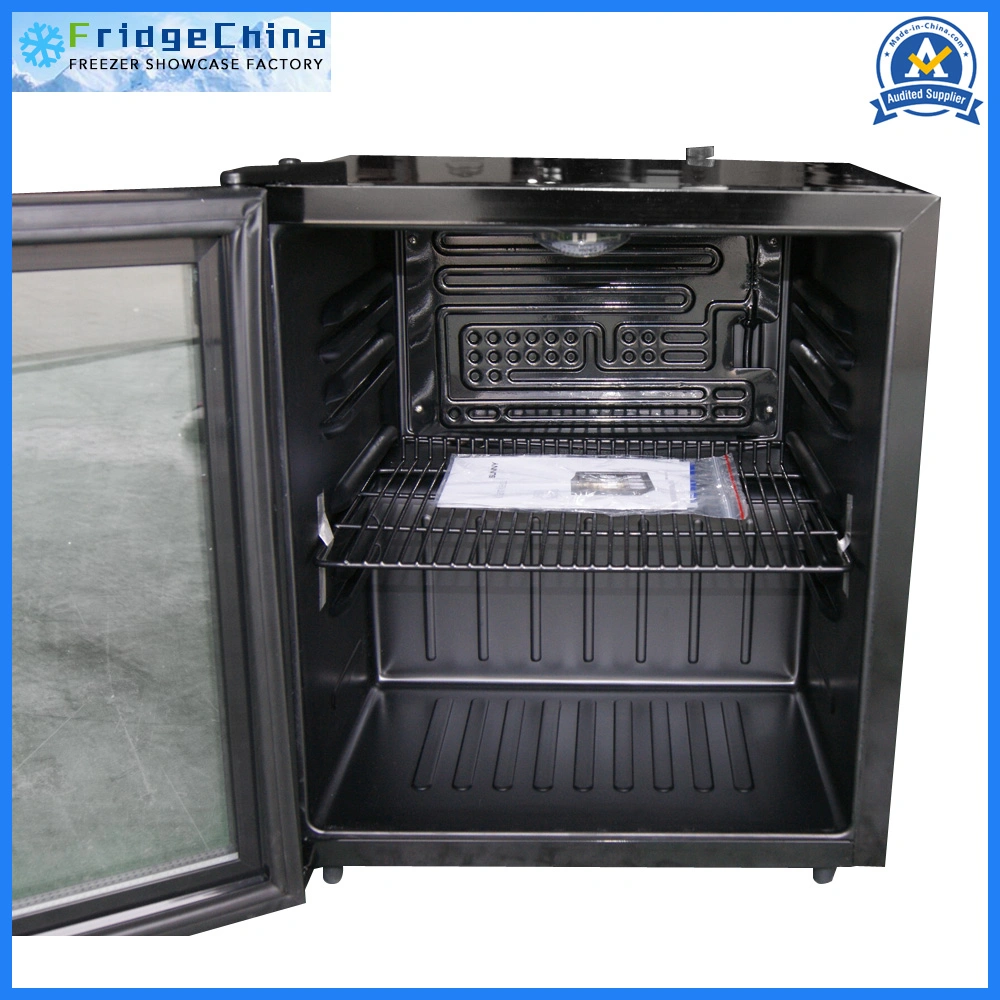 Mini Refrigerator Glass Door Upright Beverage Display Cooler Freezer Bar Fridge for Hotel or Drinks Promotion
