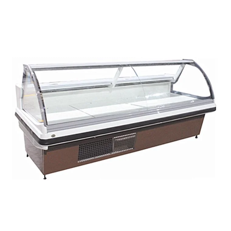 Supermarket Open Top Deli Showcase Cooler with Danfoss Compressor