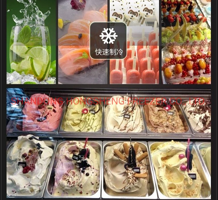 Compressor Ice Cream Display Freezer