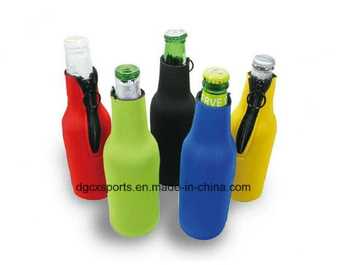 New Neoprene Wine Bottle Cooler with Zipper/Cooler Bag