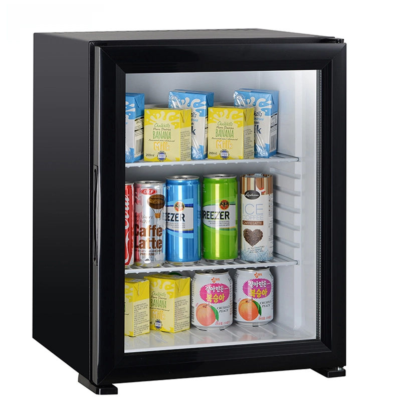 50L Mini No Noise Absorption Cooling Built in Hotel Mini Bar Fridge