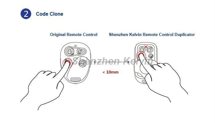 433MHz Doorhan Replacement and Copy Remote Kl180-4k