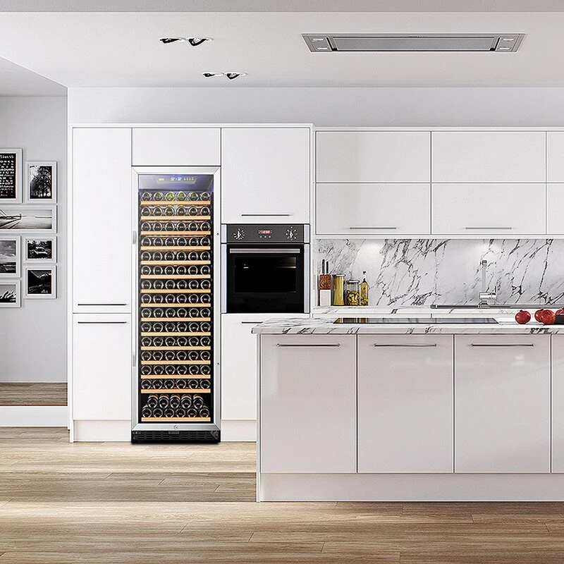 450L 168~171 Bottles Free Standing/Built-in Dual Zone Wine Cooler/Wine Fridge /Wine Refrigerator