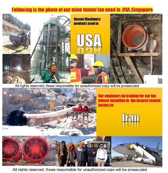 Mine/ Tunnel/ Axial/ Ventilator/ Industrial Cross Axial Flow Fan