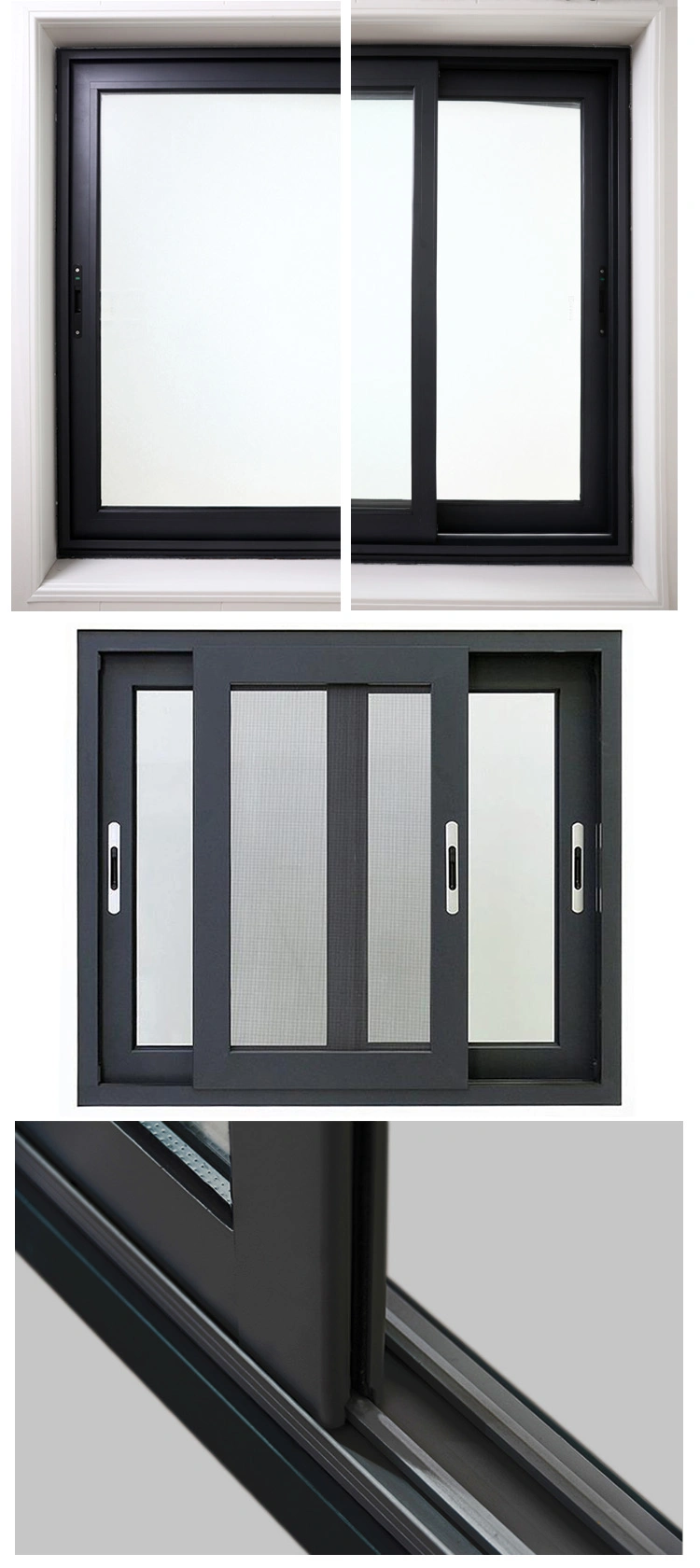 Top Quality Window for Container House, Sliding Window for Fabricated House, Top Quality Brand Profile Window