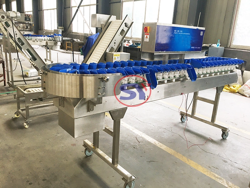 Turntable Automatic Weight Classifier Sorter for Checking Nuts Fruit by Weighing