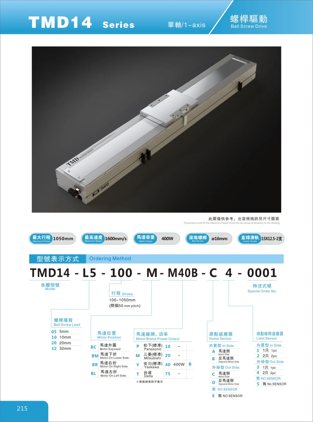 Engaving Device Linear Guide for Tire Surface Inspection Machine