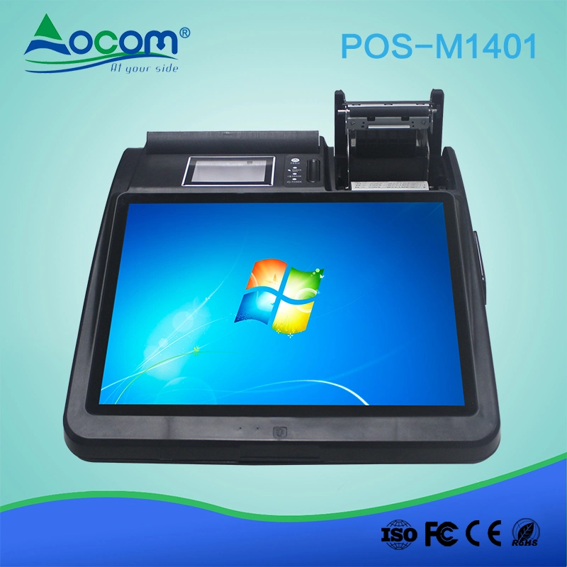 14inch Windows OS Tablet Machine All in One Touch Screen POS PC Terminal for Restaurants