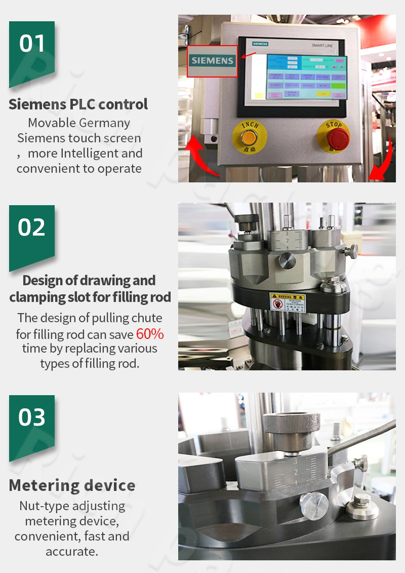 CE Approved Njp-1200c Automatic Capsule Encapsulation Machine Capsule Filler Capsule Filling Machine