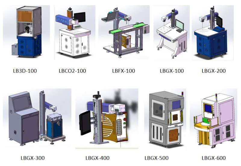 High Performance Visual Positioning Visual Laser Marking Machine 20W for Metals Plastics