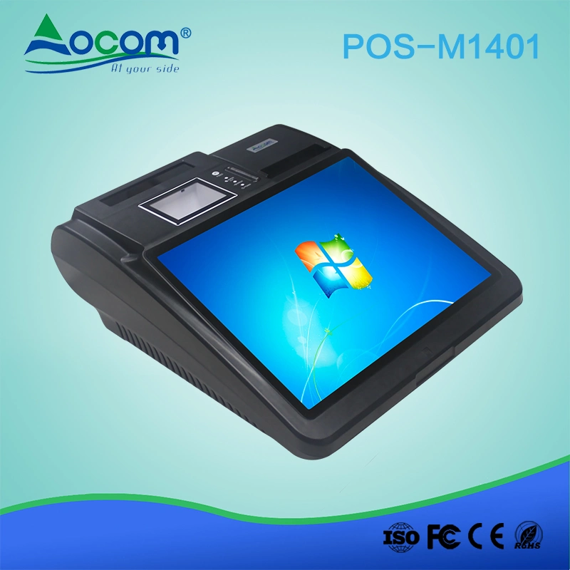 14inch Windows OS Tablet Machine All in One Touch Screen POS PC Terminal for Restaurants