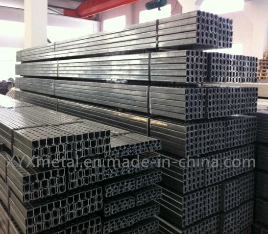 C or U Shaped Construction Galvanized Unistrut Metal Framing