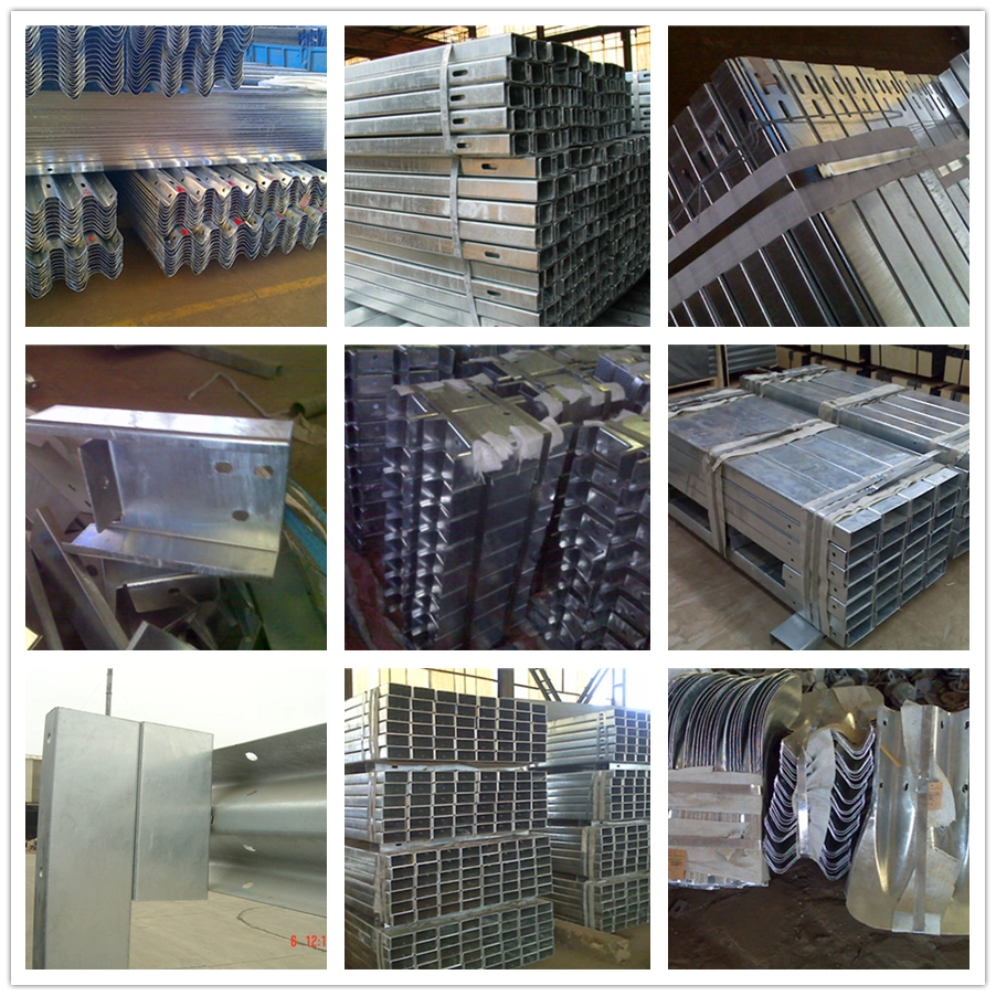 Hot DIP Galvanized Corrugated Steel Highway Guardrail Beam