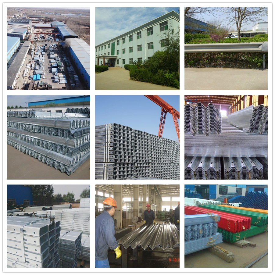 Hot DIP Galvanized Corrugated Steel Highway Guardrail Beam