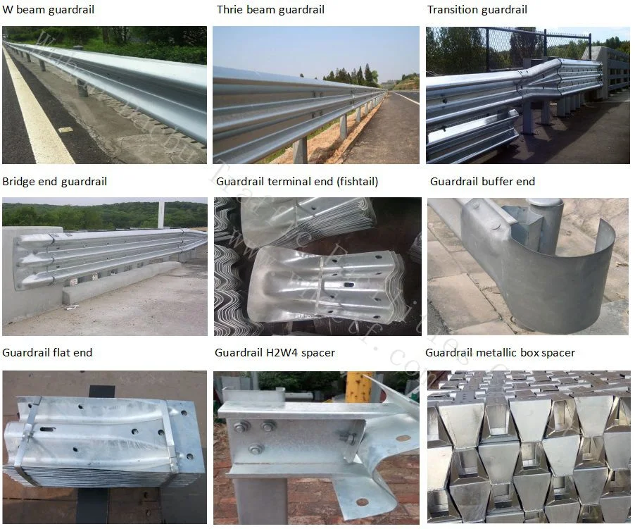 Aashto-M180 Crash Barrier Hot DIP Galvanized Roadway Corrugated Guardrail