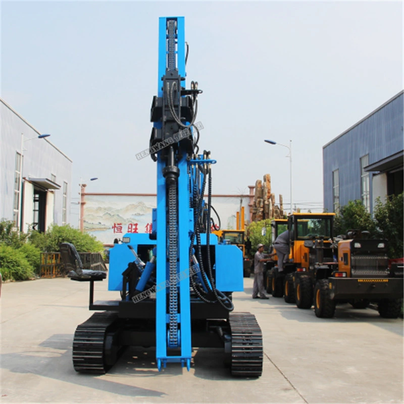 Highway Guardrail Beam Post Hydraulic Press Sheet Pile Driver