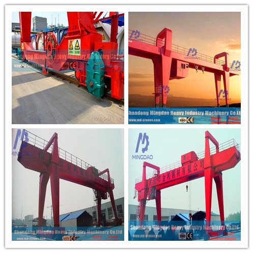 Electric Box 10t Girder Gantry Crane for Construction Sites