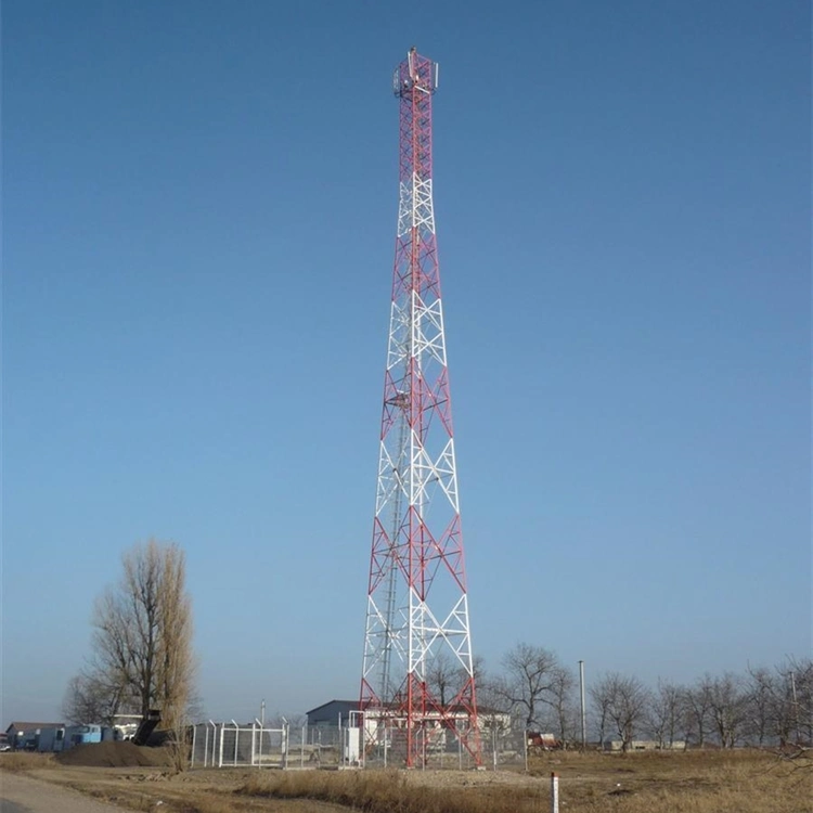 Telecommunication Galvanized Steel Lattice Tower with 4 Legs Self Supporting GSM Bts Mobile Angle Steel Telecom Radar Tower