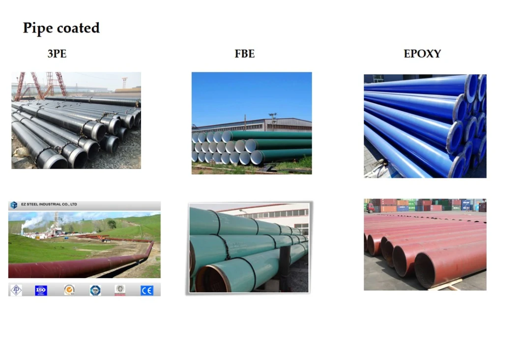 3PE/Fbe/Epoxy/ Jotun Paint /Coating Seamless Pipe/Steel Pipe, Steel Tube