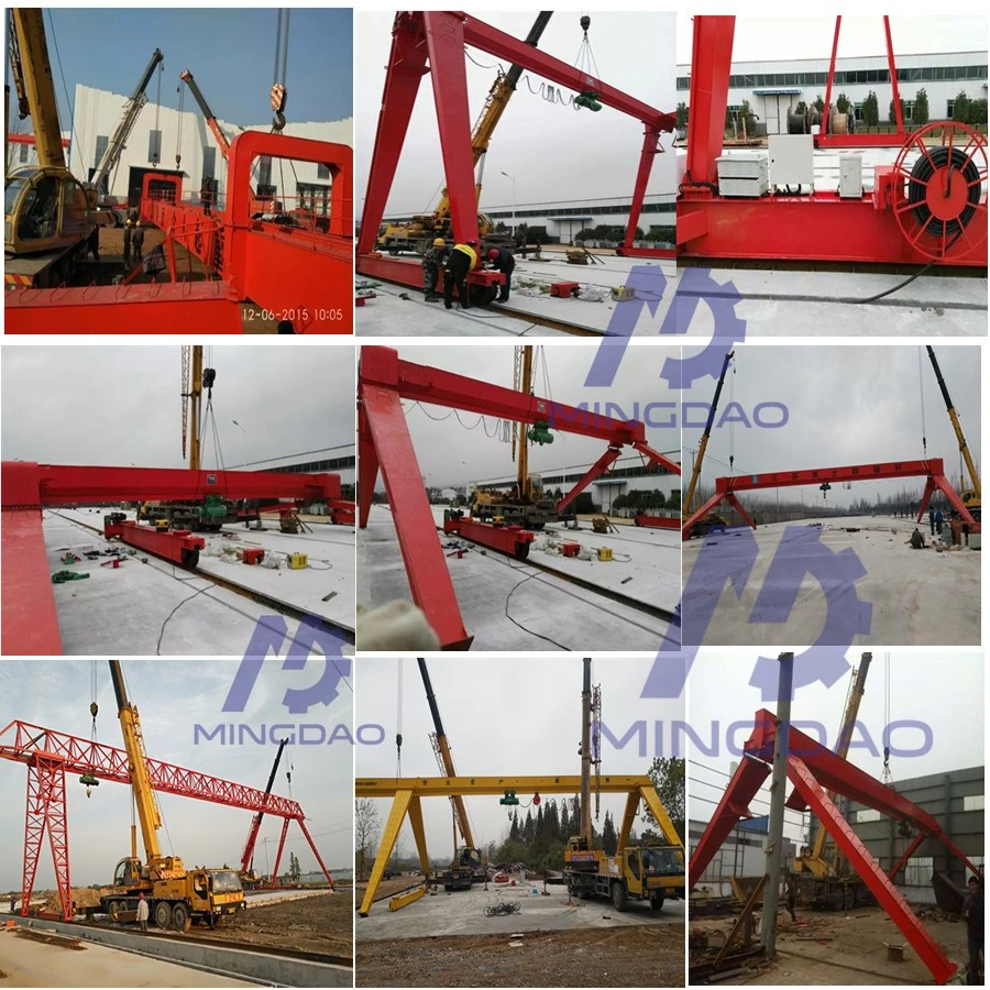 ISO Box Type Mh 15t - 9m Single Girder Gantry Crane