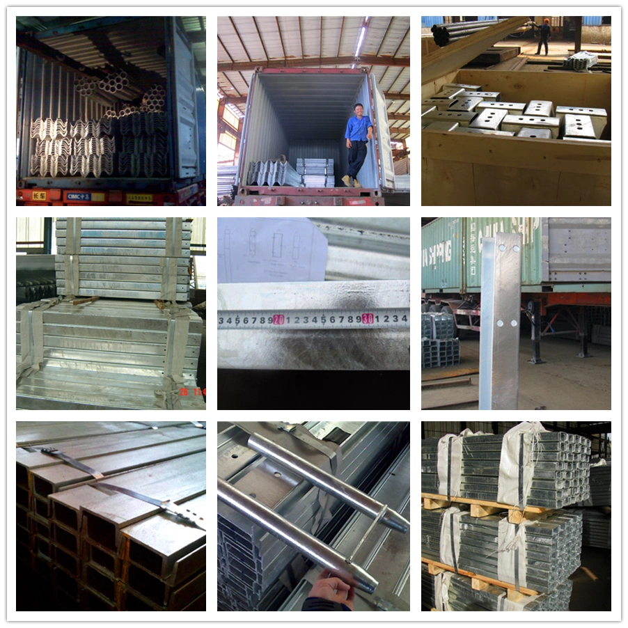 Hot DIP Galvanized Corrugated Steel Highway Guardrail Beam