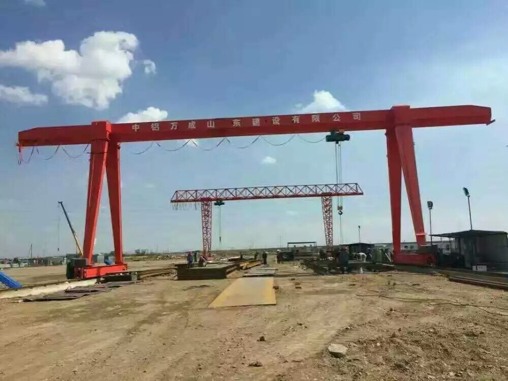 Single Girder Box Type Gantry Crane 15ton with Side Cantilever