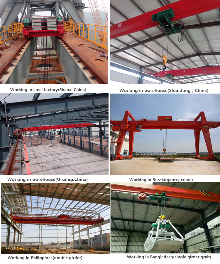 Electric Box 10t Girder Gantry Crane for Construction Sites