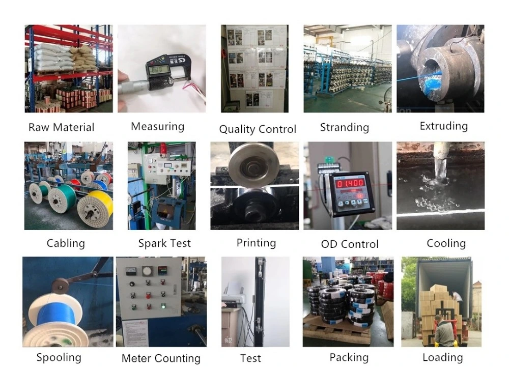 Multi Core Copper Stranded Rubber Insulated Welding Cable for Low Voltage Low-Frequency Environments