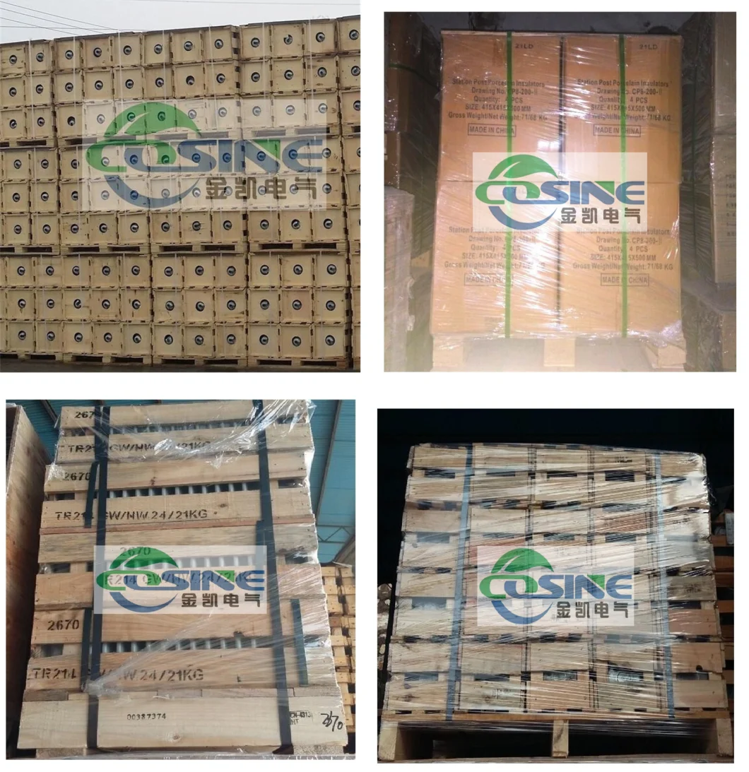 High Voltage ANSI Ceramic /Porcelain Solid-Core Support Insulator