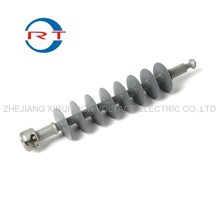 36kv Polymer Composite Post Pin Insulator with Porcelain-Head