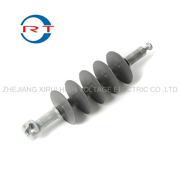 20kv Polymer Composite Post Pin Insulator with Porcelain-Head