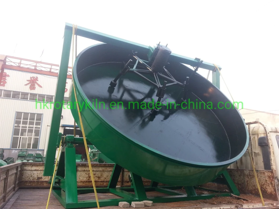 Hongke Ceramic Sand Proppant Disc Pelletizer/Disc Granulator Machine Granulators Supplier