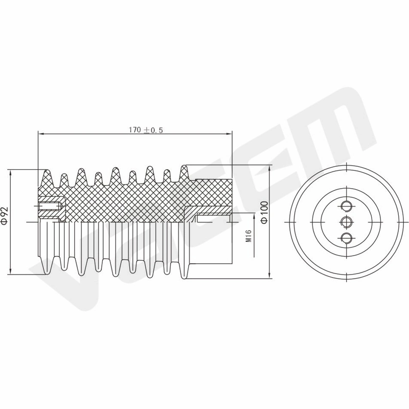 3.6kv-12kv Insulator for High Voltage Switchgear