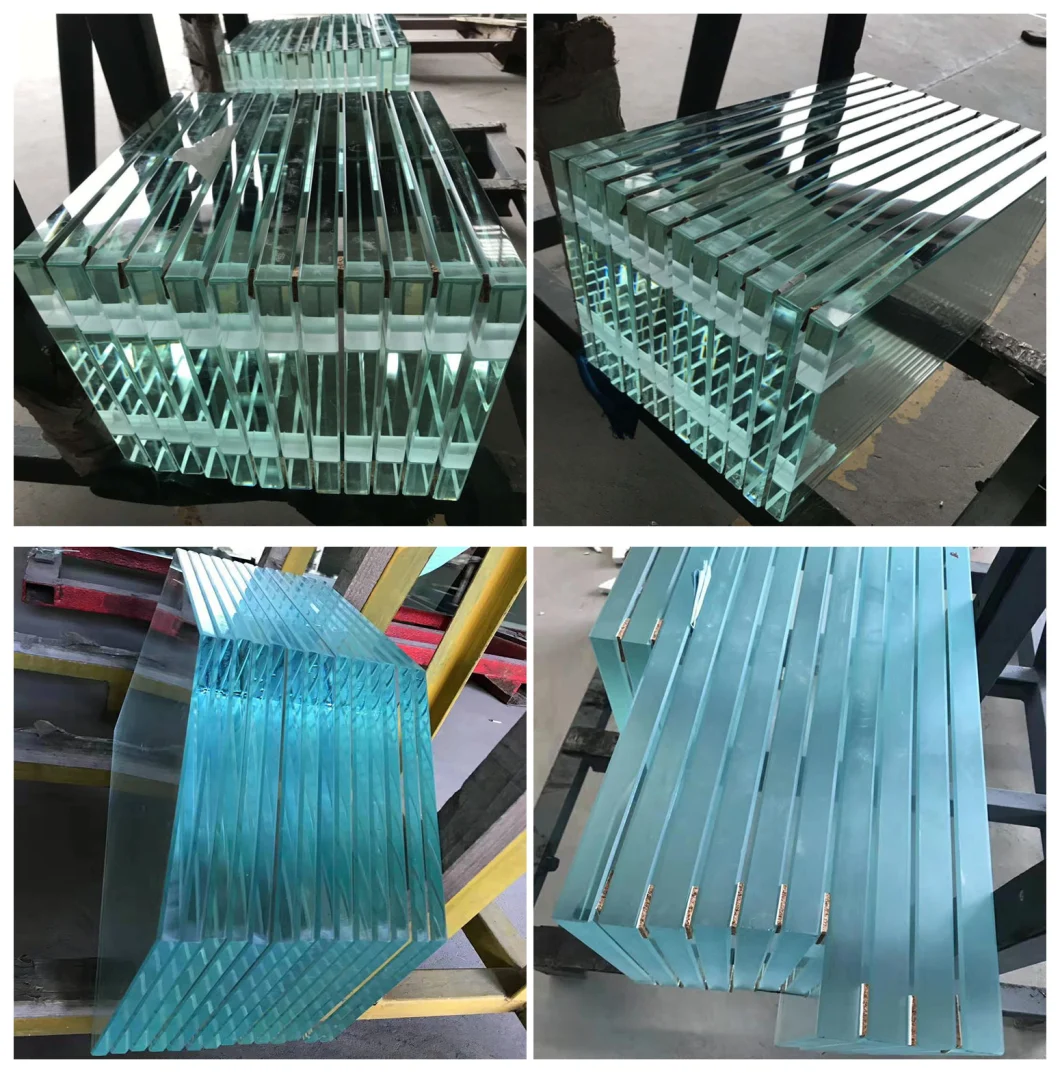 15mm 19mm 22mm Low Iron Clear Toughened Glass Tempered Safety Glass with Heat Soak