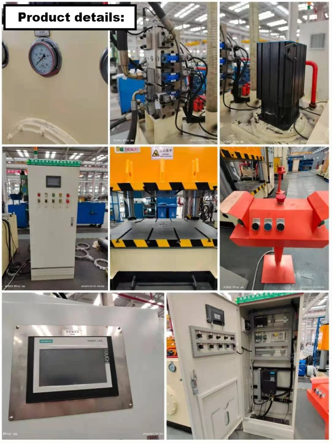 CE/ISO Standard SMC BMC FRP Gmt DMC Manhole Cover Water Tank Auto Part Panel Hydraulic Press 800 Ton/ 400 Ton/ 600 Ton Hydraulic Press Hydraulic Press Machine