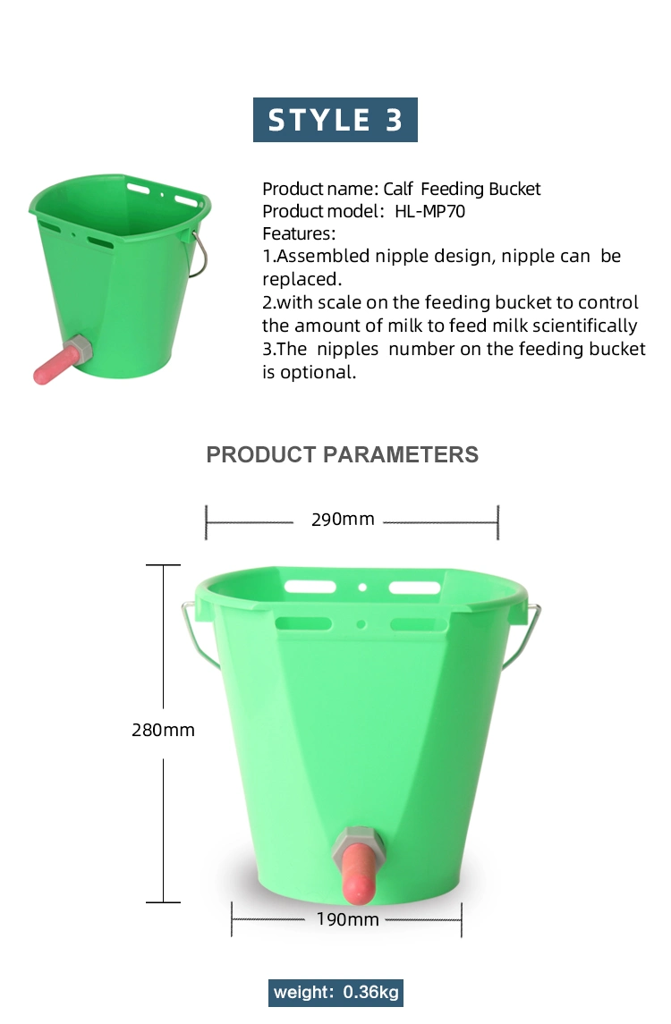 Calf Feeding Bucket Lamb Feeding Bucket Multi-Mouth Feeding Bucket