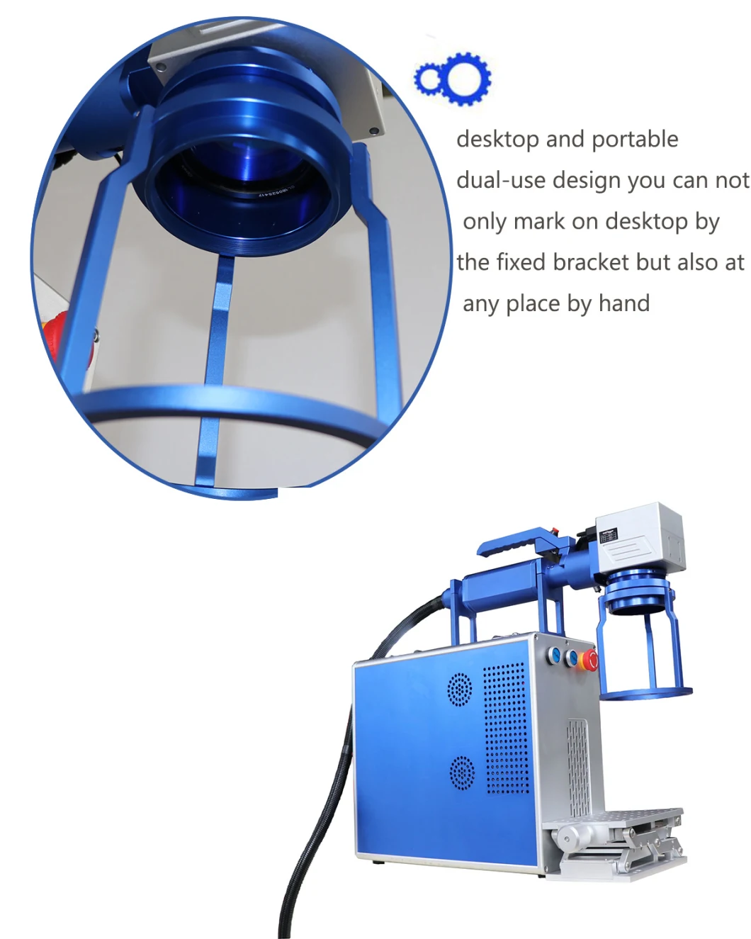 30W Laser Marking Machine for Pneumatic Tools Saw Blade