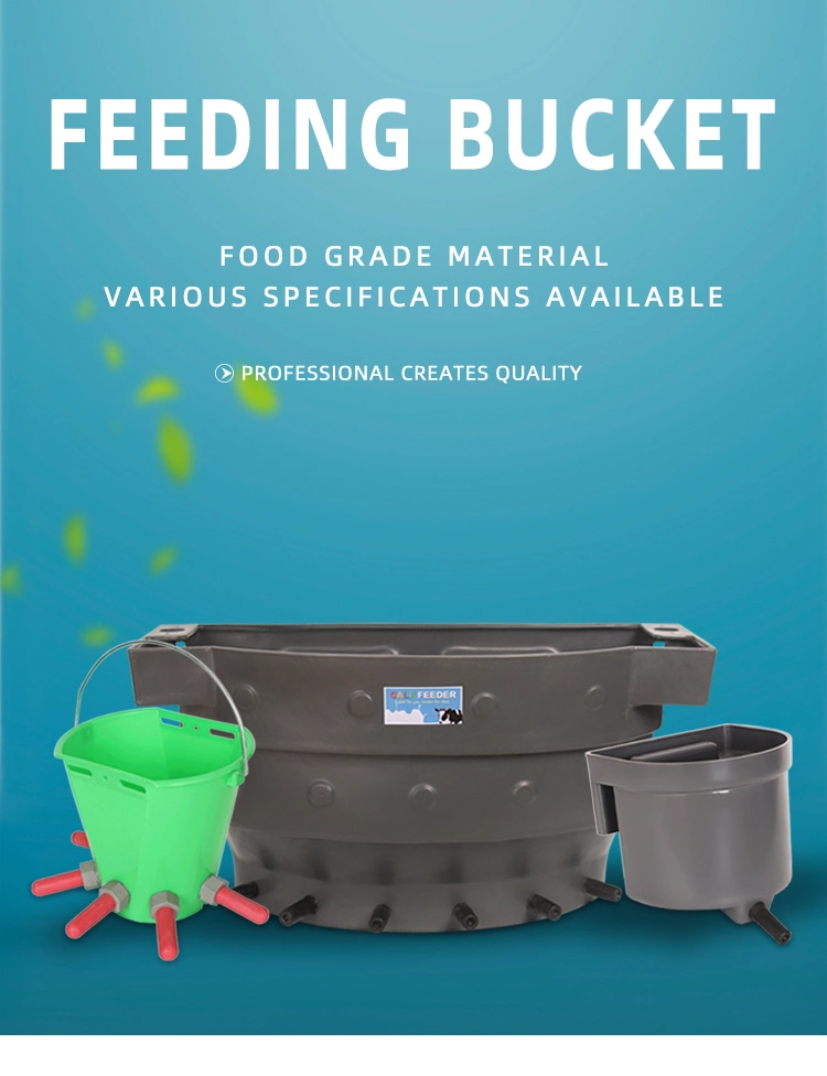 Calf Feeding Bucket Lamb Feeding Bucket Multi-Mouth Feeding Bucket