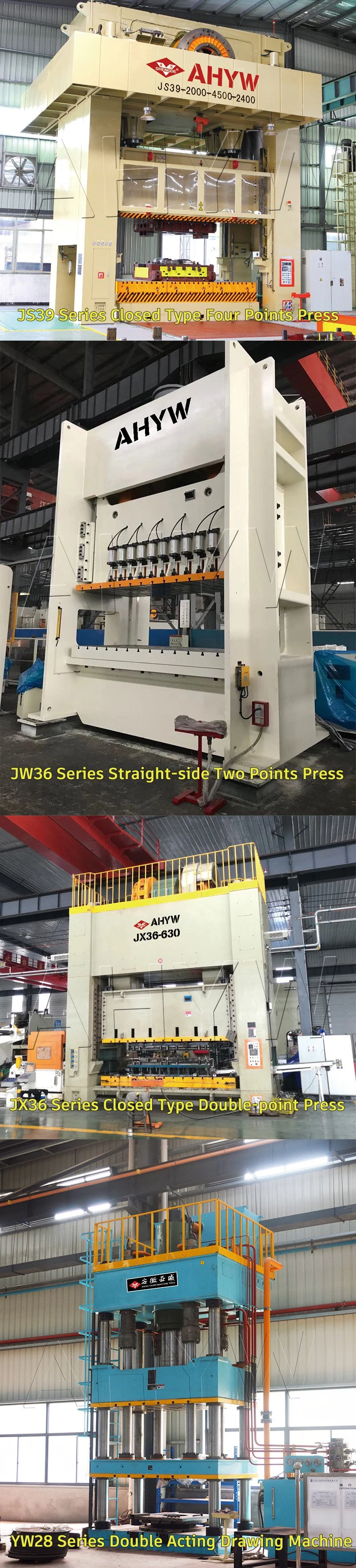 Jh21 80 Ton Open Type Single Point Crankshaft Punching Power Press Machine