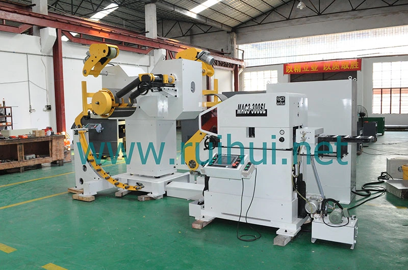 Automation Machine 3 in 1 Straightener Feeder with Nc Servo Feeder Help to Making Car Parts