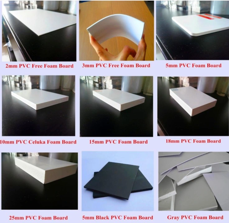 White 3mm 4mm PVC Sheet Foam