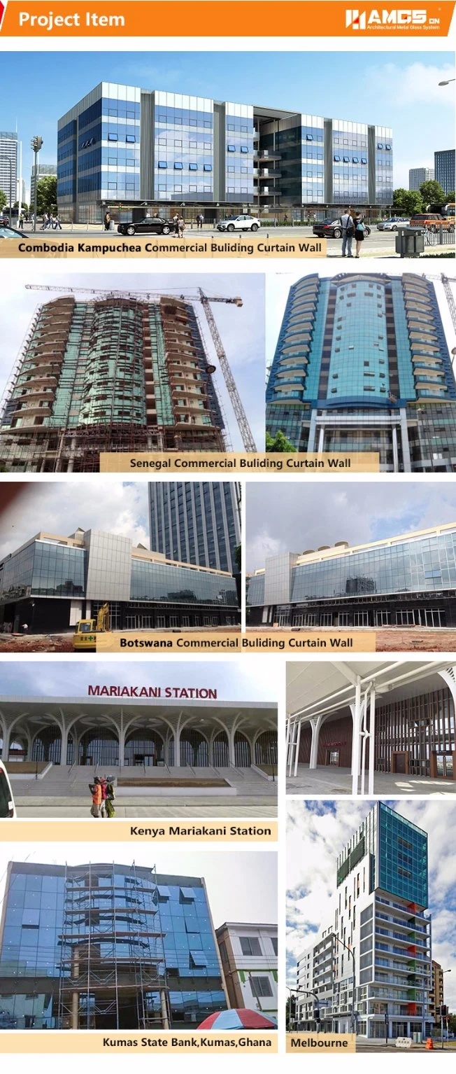 High Performance Energy Saving Double Glazing Curtain Wall|Curtain Wall Companies