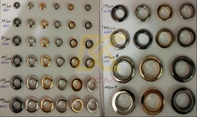 Brass Round Curtain Eyelet, Iron Bag Ring Eyelet, , Stainless Steel Curtain Grommet Eyelet