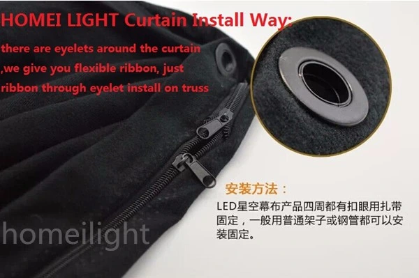 LED Star Curtain RGBW LED Curtain Light Stage Curtain