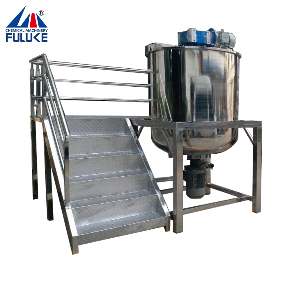 500L Liquid Mixer Machine Automatic (shampoo) Liquid Mixer with Homogenizer Liquid Mixing Machine